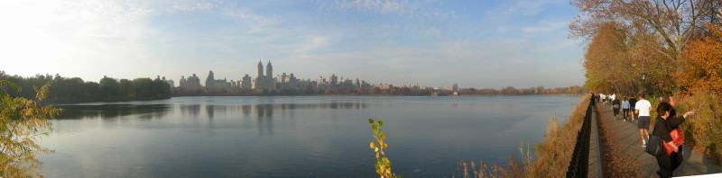 The reservoir in Central Park